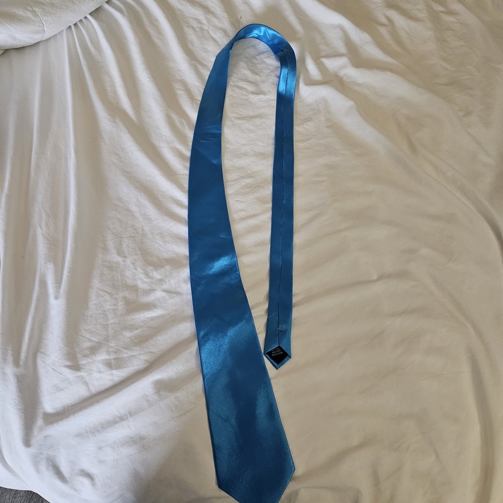 Vibrant Blue Silk Men's Tie